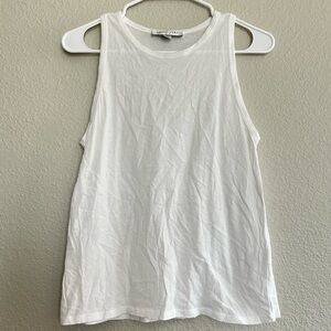 Amour Vert Sleeveless White Top